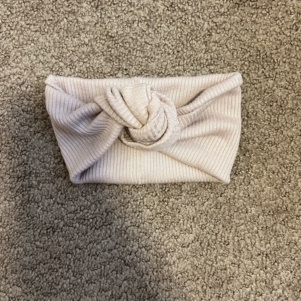 Ribbed Knot head wrap size 0-12 months